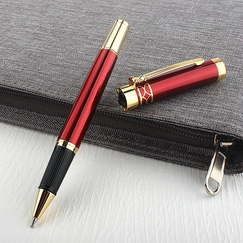 Качественная металлическая ручка-роллер 8036 0,5 мм, канцелярские принадлежности, школьные принадлежности, фирменная чернильная ручка, новый подарок