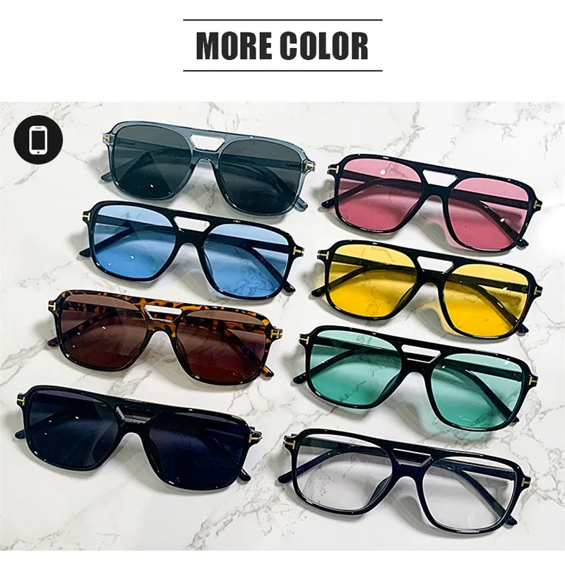 KLASSNUM Мужские Квадратные солнцезащитные очки, женские ретро-модные солнцезащитные очки для улицы с защитой от UV400, Стильные солнцезащитные очки от бренда