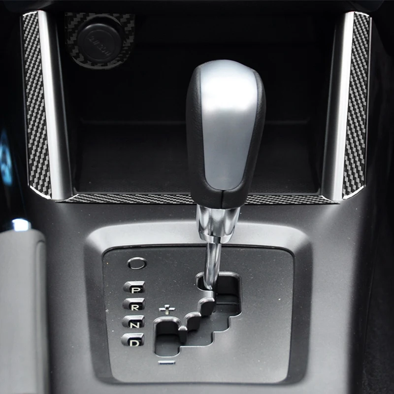 Для Subaru Forester 2009-2012, мягкая карбоновая накладка для хранения Центральной консоли автомобиля, Наклейка для замены Аксессуаров