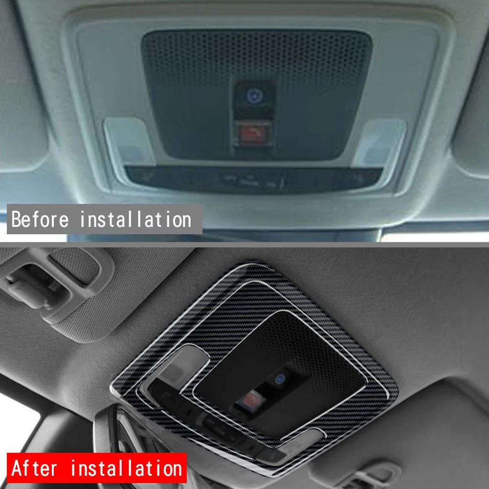 Наклейка для отделки крышки лампы для чтения в салоне автомобиля из углеродного волокна для Honda Vezel HR-V HRV 2021 2022