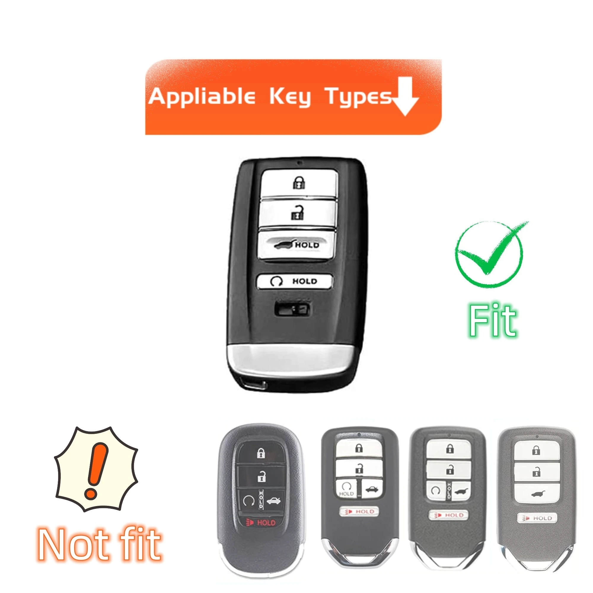 Чехол для автомобильных ключей из ТПУ, брелок для Honda Acura RLX RDX MDX ILX TLX PLX NSX Smart Remote Key
