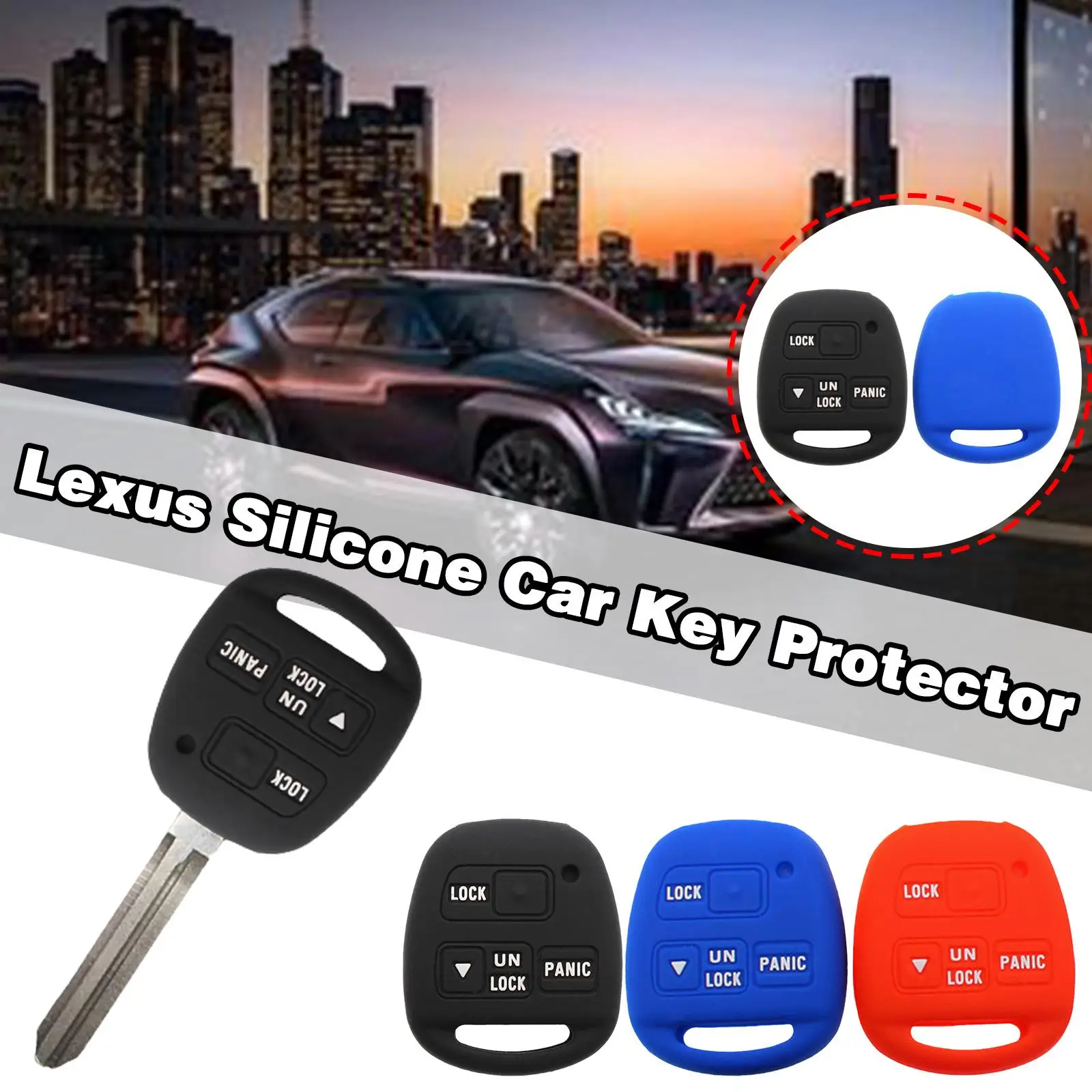 Силиконовый Чехол Для Ключей Автомобиля Lexus ES GS LS IS RX SC LX Remote Fob Protector Автомобильный Брелок Силиконовый Чехол Для Ключей Протектор