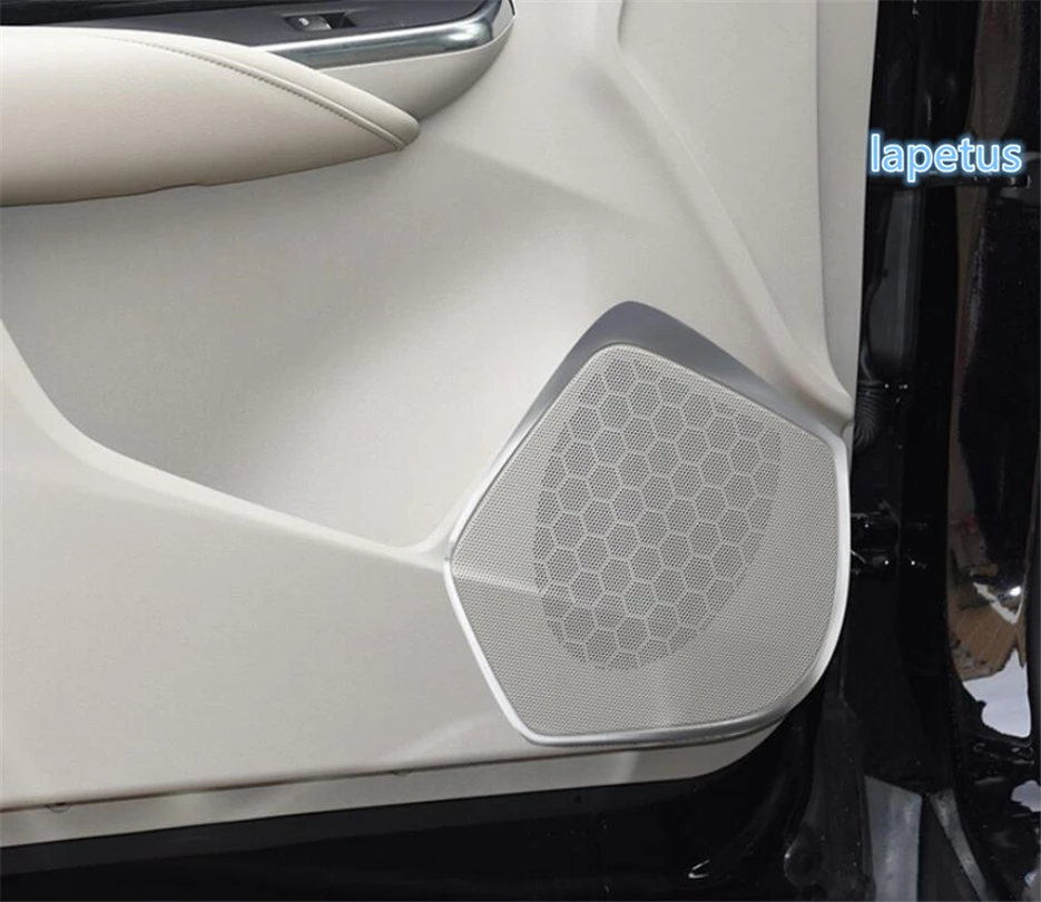 Внутренняя Дверь Стереодинамик Динамик Аудио Звуковая Декоративная Накладка Для Cadillac XT4 2019-2023 Серебристые Аксессуары Для Интерьера Автомобиля
