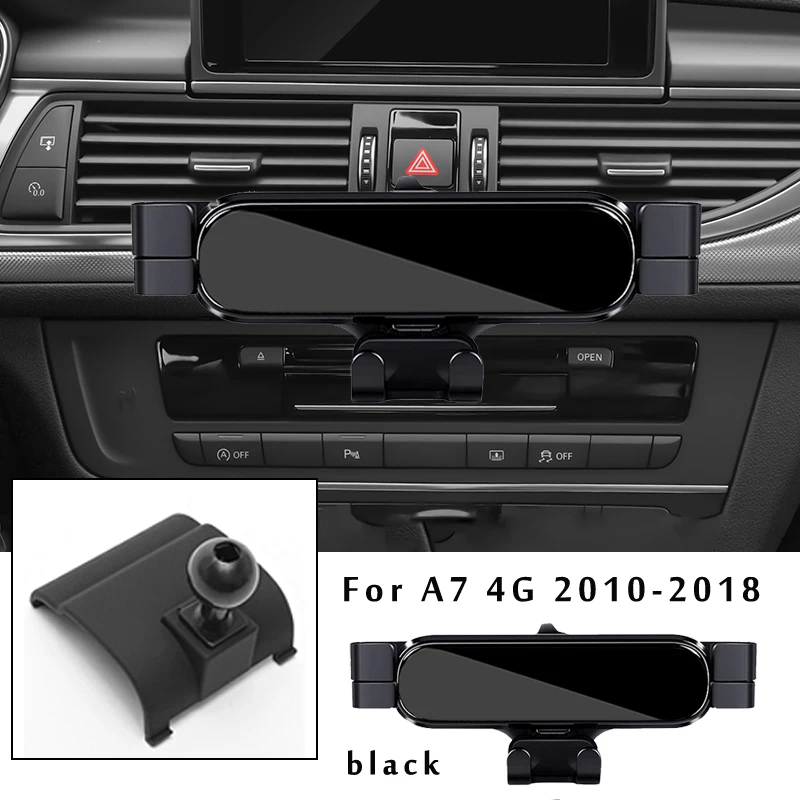 Автомобильный Держатель Телефона Для Audi A6 C7 C8 A7 Sportback 4G 4K Автомобильный Кронштейн Для Укладки GPS Подставка Поворотная Поддержка Мобильные Аксессуары