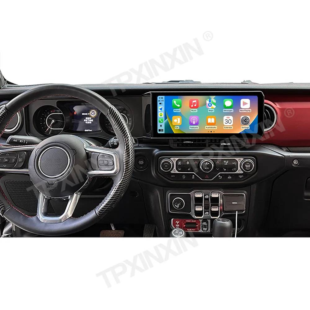 Для Jeep Wrangler JL Gladiator 2018-2021 Android Автомобильный Радиоприемник 2Din Стерео Приемник Авторадио Мультимедийный Плеер GPS Navi Головное Устройство