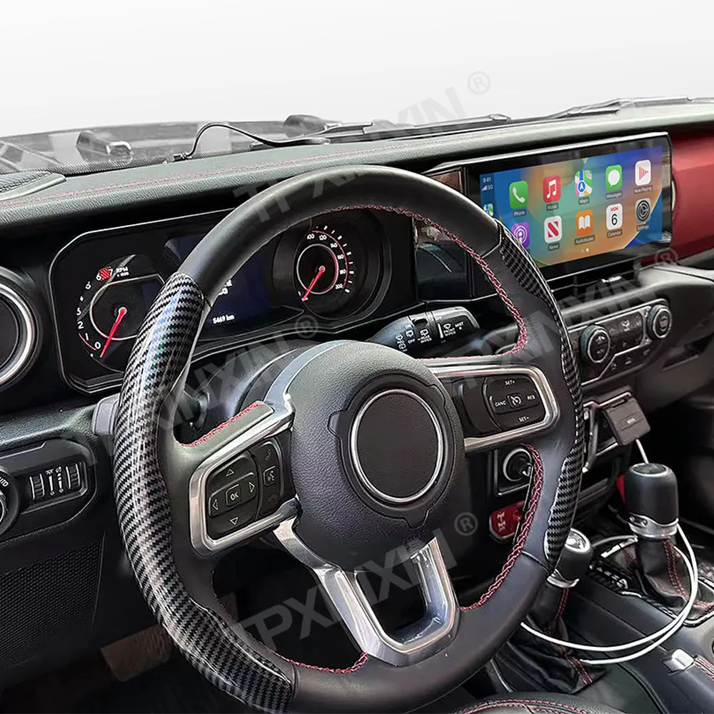 Для Jeep Wrangler JL Gladiator 2018-2021 Android Автомобильный Радиоприемник 2Din Стерео Приемник Авторадио Мультимедийный Плеер GPS Navi Головное Устройство
