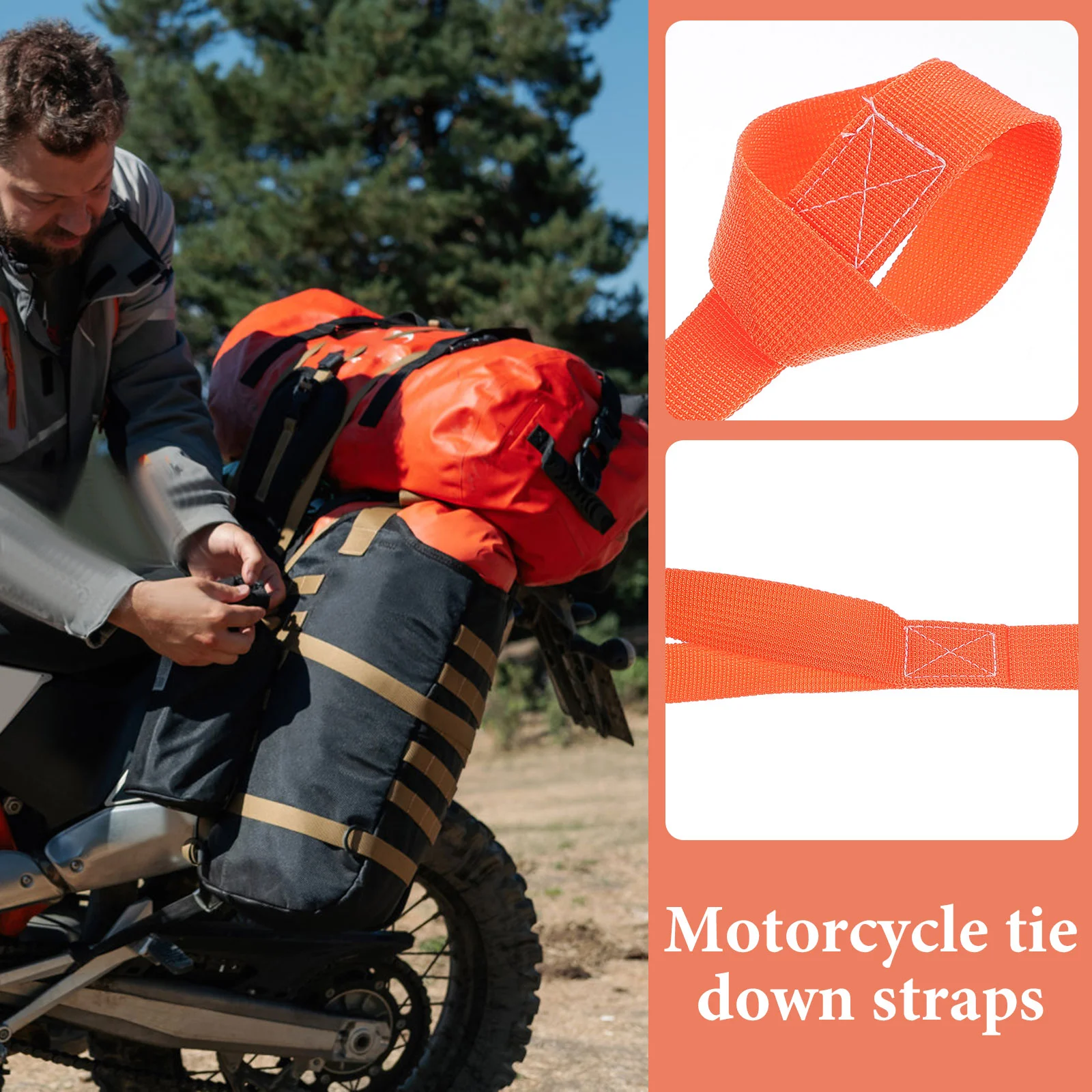 4 шт. Ремни для велосипедов петля для галстука Мотоцикл многоцелевые грузовые ремни Скутеры Pp Багаж