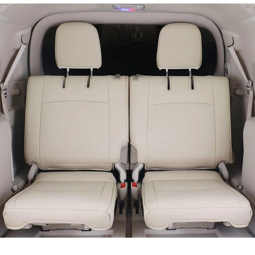 Специальные чехлы для автомобильных сидений Toyota 4Runner Prado С 2011 по 2024 год, чехлы для автомобильных сидений, Кожаная подушка, защитный чехол для автокресла