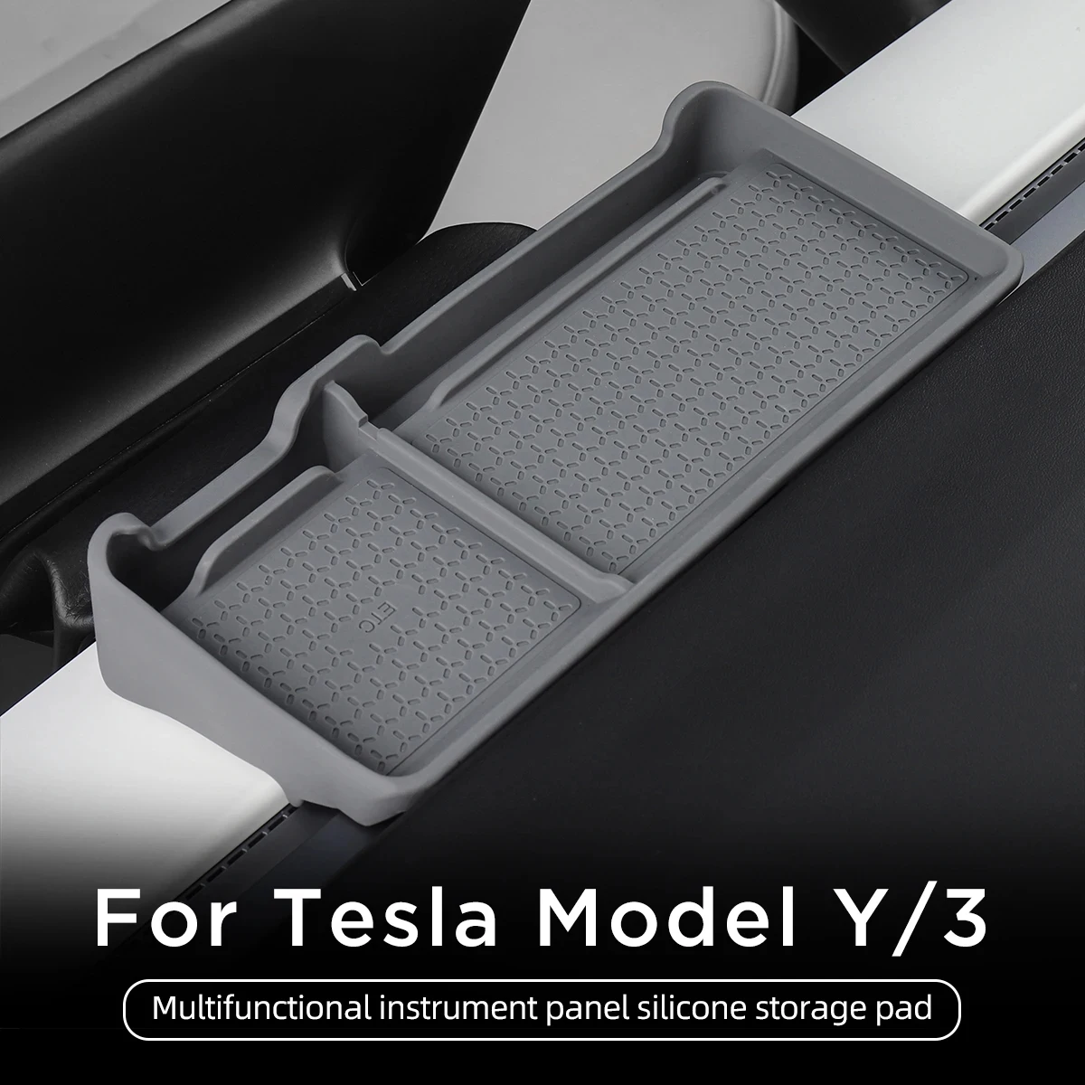 Для Tesla Model3 Модельная Приборная Панель Силиконовый Коврик Для Хранения Может Быть В Качестве Держателя Телефона Противоскользящий Коврик Аксессуары Для Интерьера Автомобиля 2023