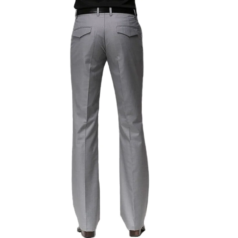 Демисезонный Мужской костюм из мягкой ткани Лиоцелл, брюки, деловые офисные Прямые брюки, Классические вечерние брюки, мужские Большие размеры A48