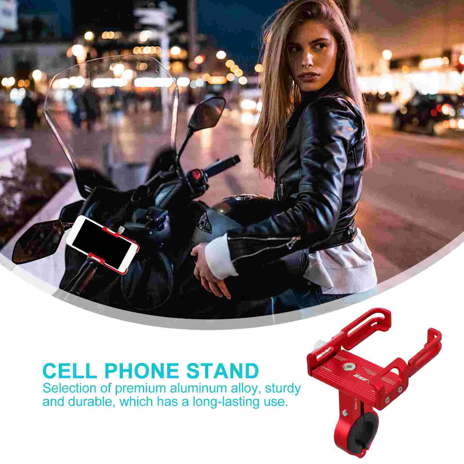 1 комплект Портативной подставки для велосипедного телефона, Прочная подставка для телефона, универсальная подставка для телефона для мотоцикла