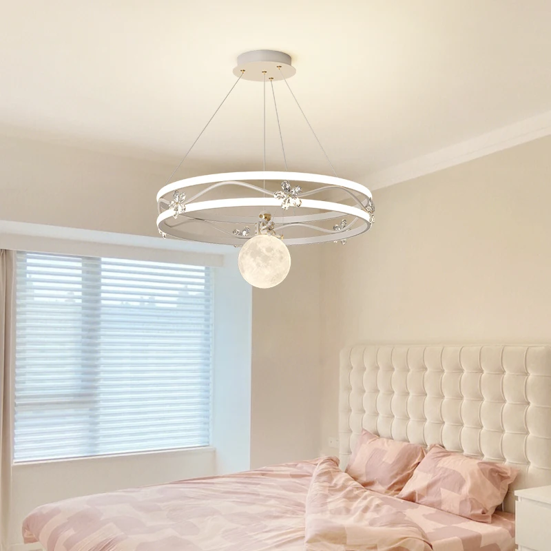 Современная светодиодная люстра, Роскошная фара для гостиной, Креативная Кольцевая люстра в скандинавском стиле, лампа для домашнего освещения в спальне, кабинете