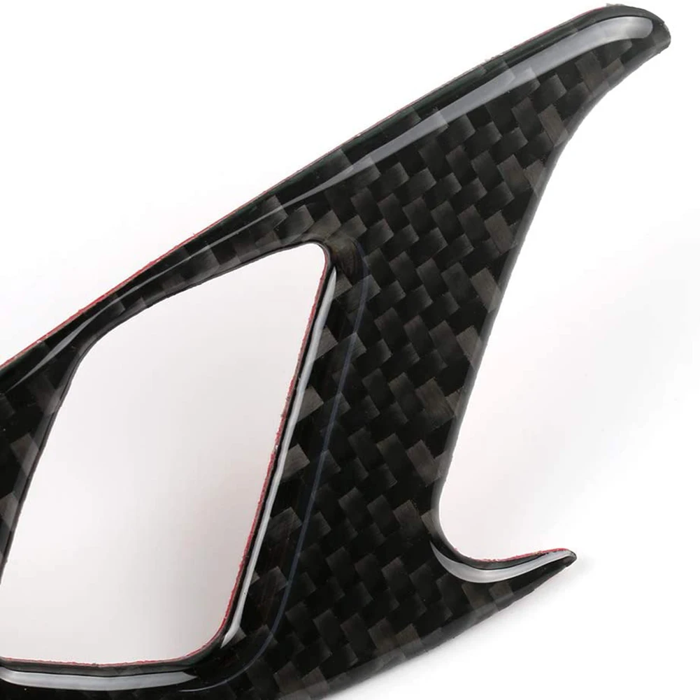 для Chevrolet Camaro 2016-2020 Карбоновое волокно Внутренняя дверная ручка автомобиля Рамка Крышка Отделка Дверной чаши Наклейка Отделка дверного замка